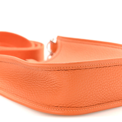 Hermes Taurillon Clemence Evelyne TPM Abricot 9 of 11