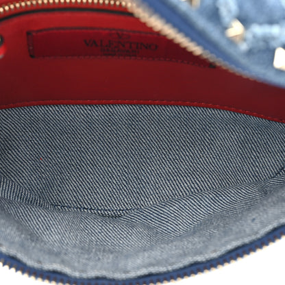 Valentino Garavani Denim Rockstud Spike Belt Bag Denim 5 of 11