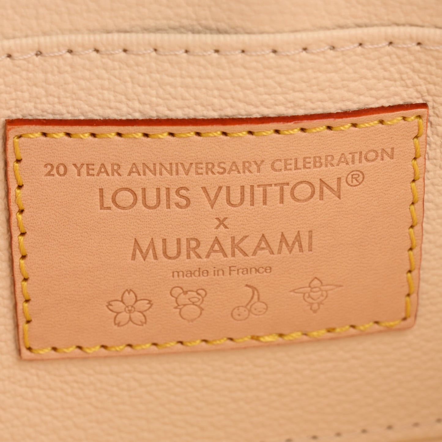 LV x TM Monogram Multicolor Cosmetic Pouch PM White