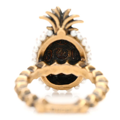 Gucci Pearl Pineapple Ring S Cream 5 of 6