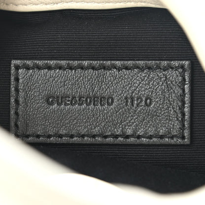 Saint Laurent Lambskin Monogram Loulou Puffer Pouch Clutch Crema Soft 5 of 7