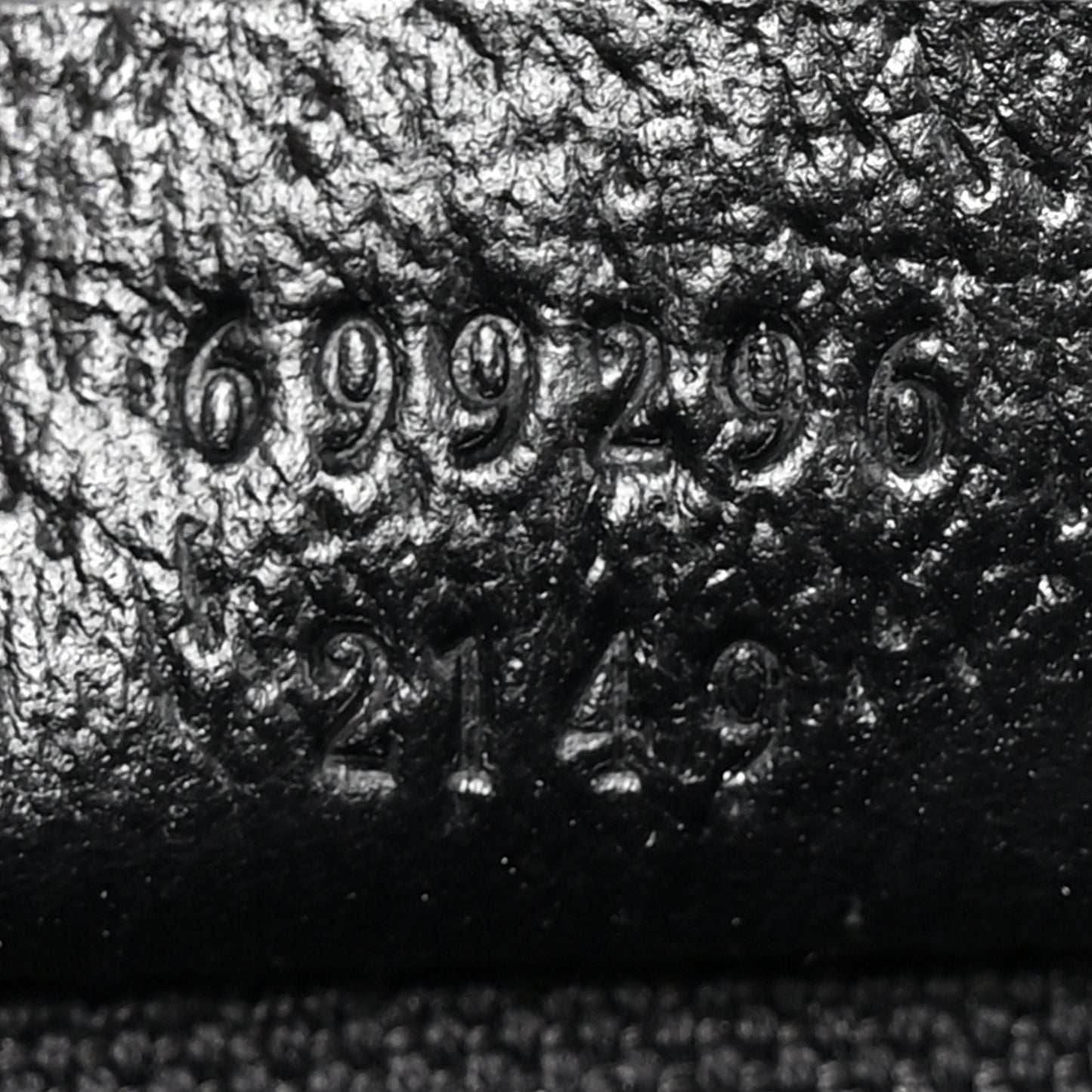 Monogram Jumbo GG Textured Dollar Calfskin Mini Horsebit 1955 Shoulder Bag Black