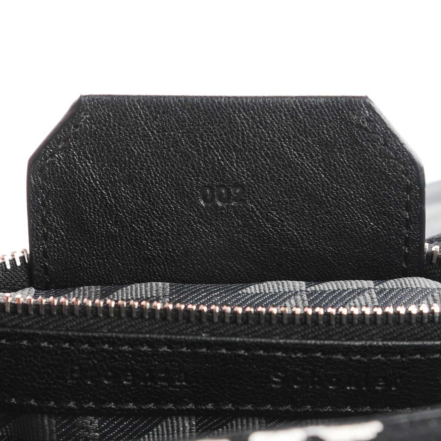 Jacquard Woodblock PS1 Tiny Satchel Black White