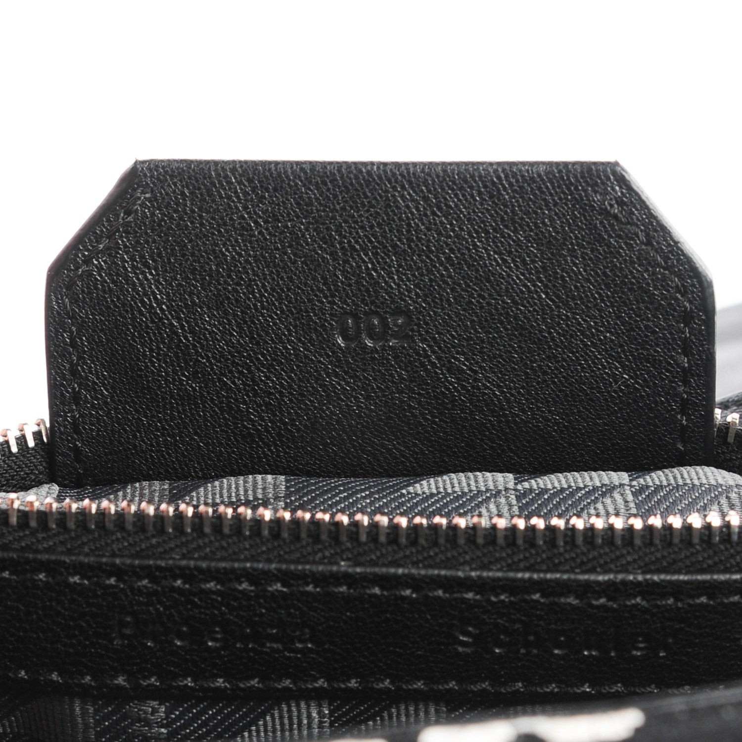 Proenza Schouler Jacquard Woodblock PS1 Tiny Satchel Black White 13 of 14