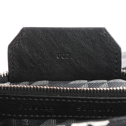 Proenza Schouler Jacquard Woodblock PS1 Tiny Satchel Black White 13 of 14