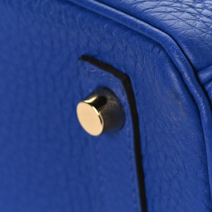 Hermes Togo Birkin 30 Bleu Electrique 12 of 12