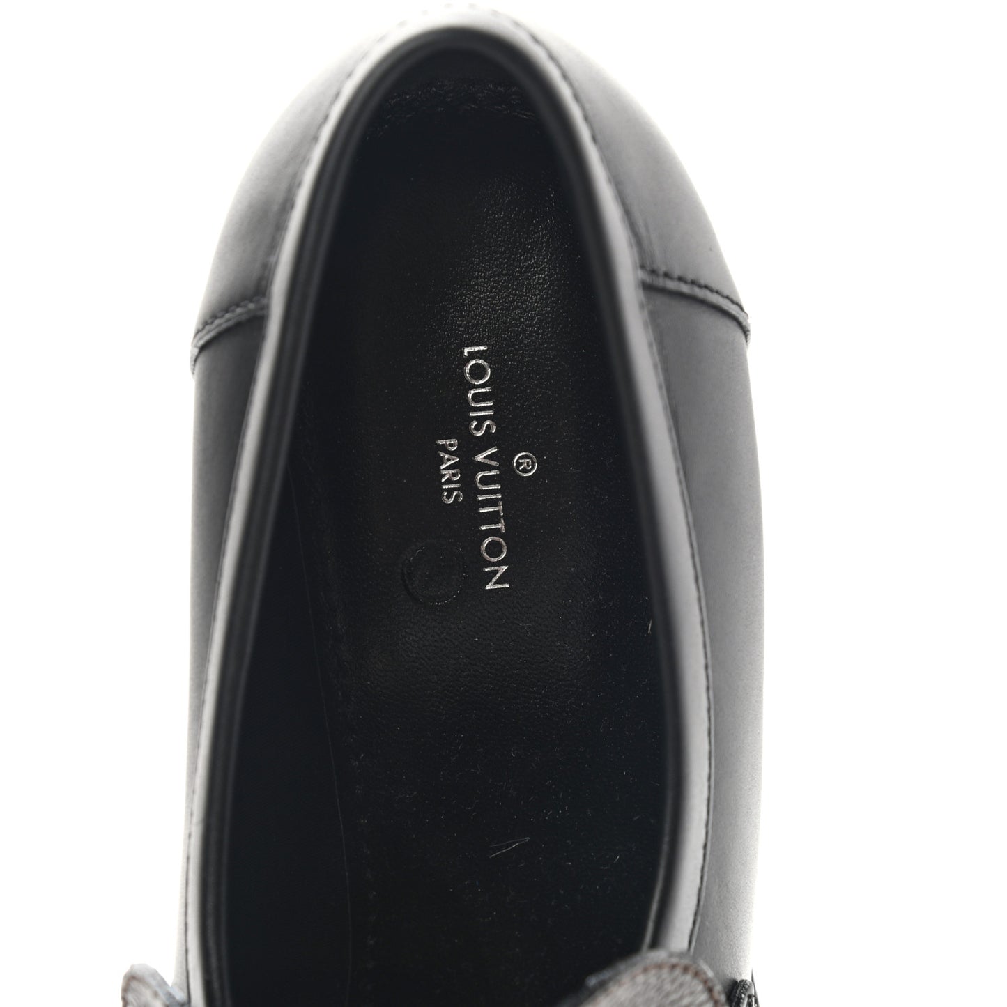 Monogram Calfskin Academy Loafers Pumps 38 Black