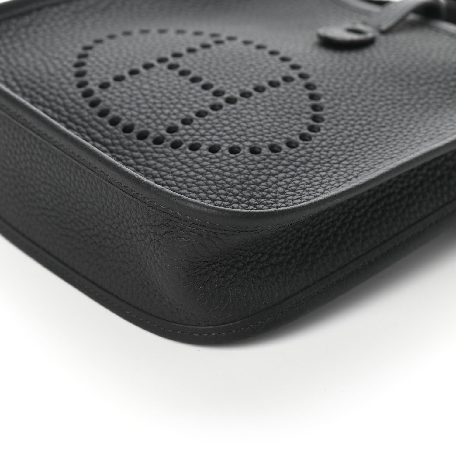 Hermes Taurillon Clemence Evelyne TPM Black 8 of 8