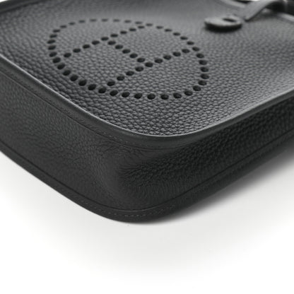 Hermes Taurillon Clemence Evelyne TPM Black 8 of 8