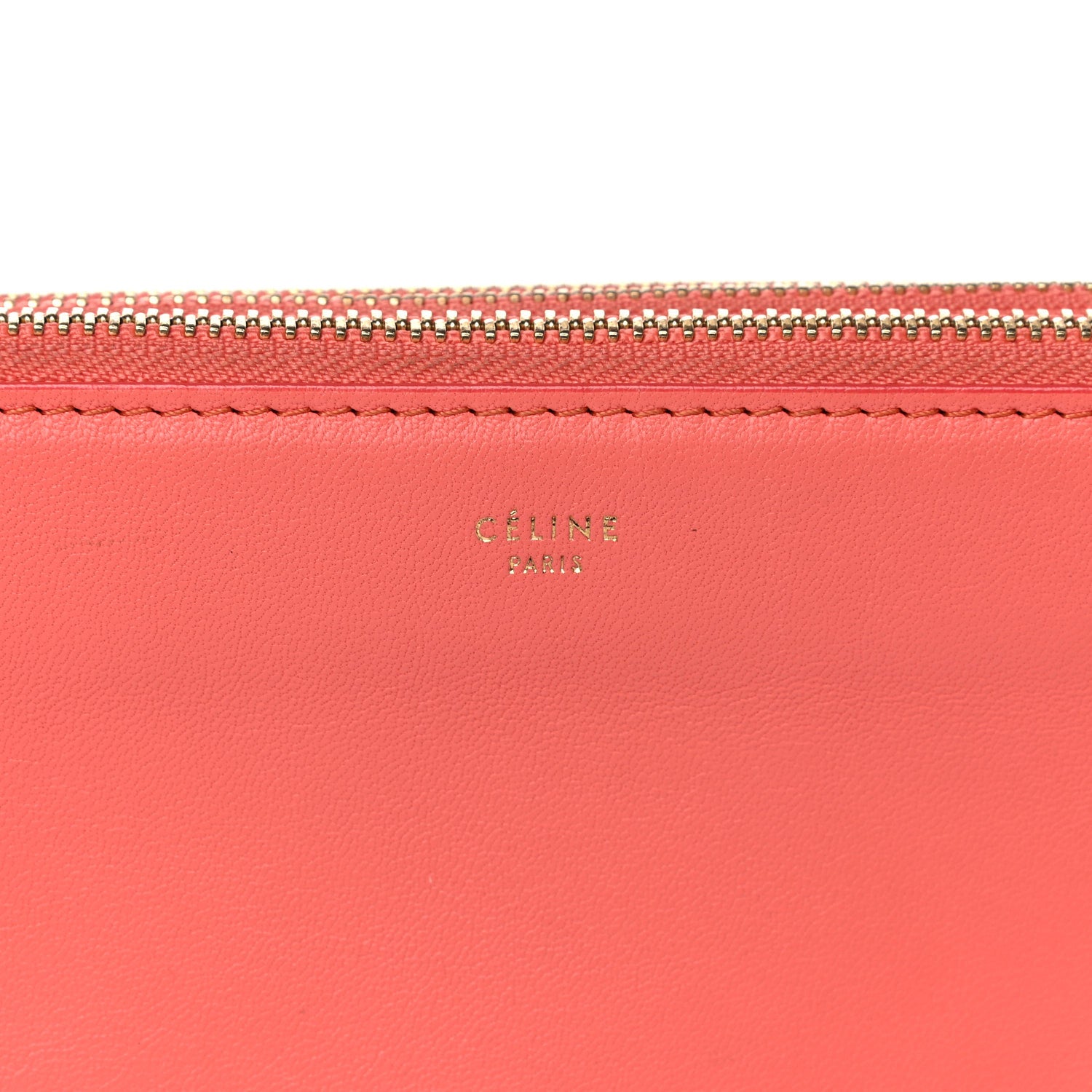 Celine Lambskin Small Trio Crossbody Bag Lipstick 9 of 21