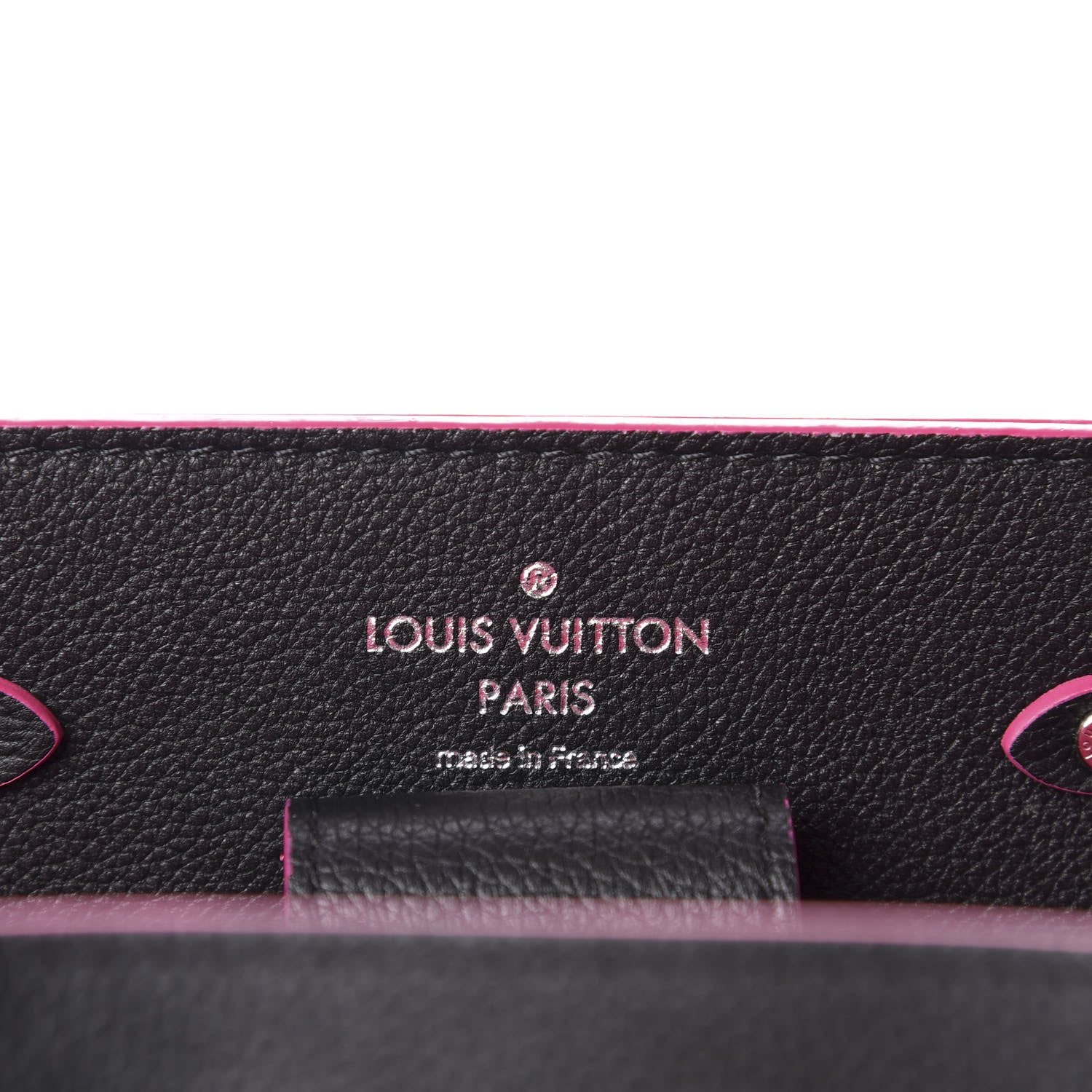 Louis Vuitton Calfskin Lockme Bucket Black 8 of 11