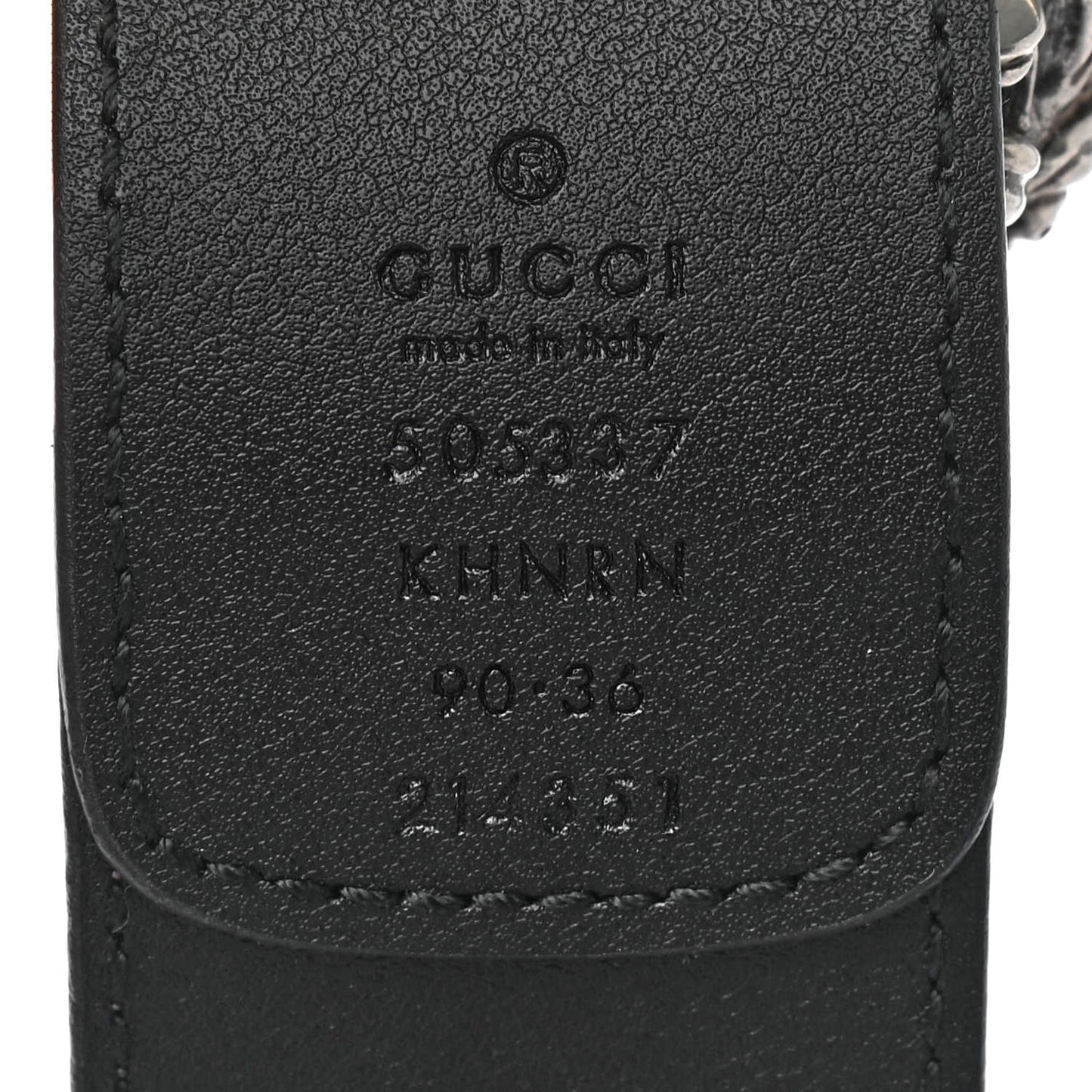 GG Supreme Monogram Suede Dionysus 40mm Belt 90 36 Beige Black