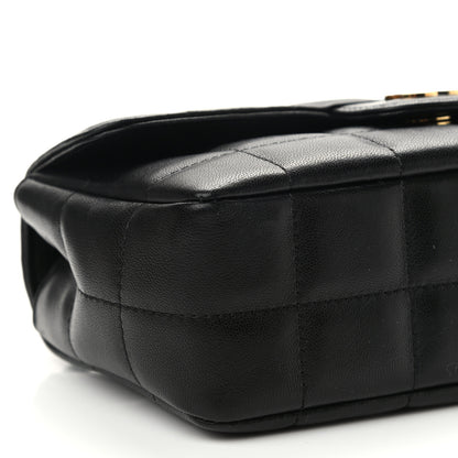 Chanel Lambskin Quilted Mini Chocolate Bar Camellia Flap Black 9 of 12