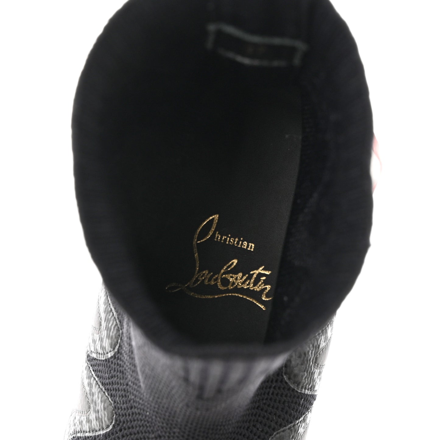 Knit Mesh Sharky Sock Sneakers 37 Black
