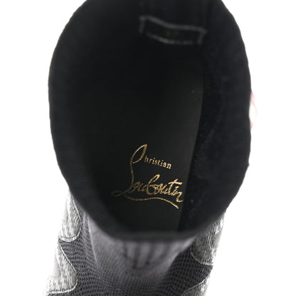 Christian Louboutin Knit Mesh Sharky Sock Sneakers 37 Black 6 of 8