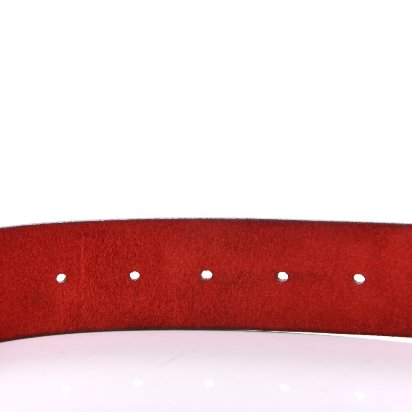 Nubuck Interlocking G Belt 90 36 Red