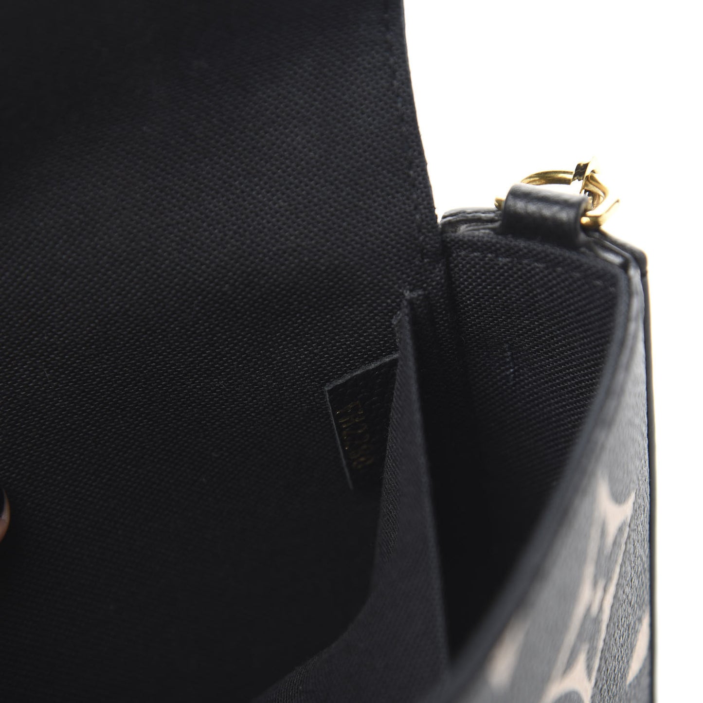 Empreinte Monogram Giant Crafty Pochette Felicie Black Creme