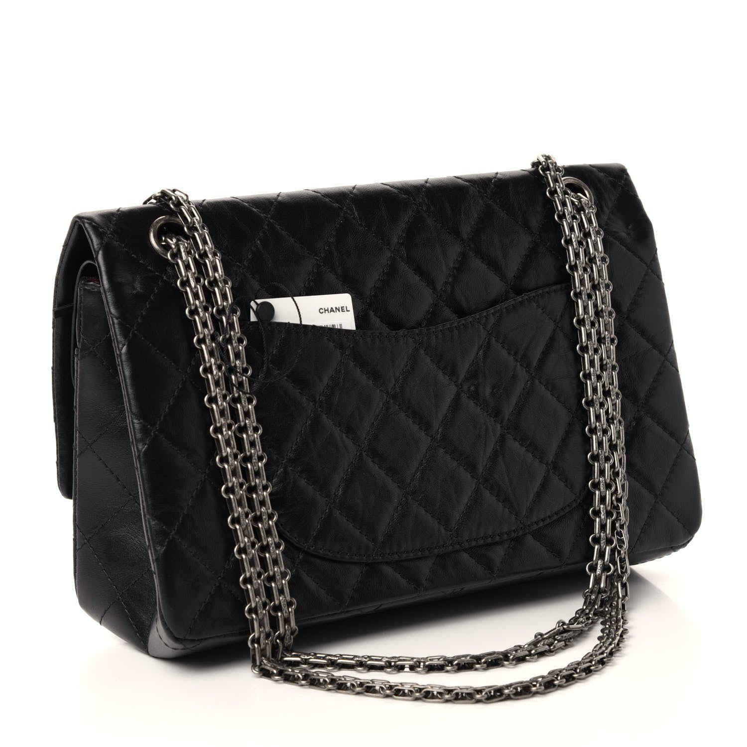 Chanel Aged Calfskin Quilted 2.55 Reissue 226 Flap Black 4 of 11