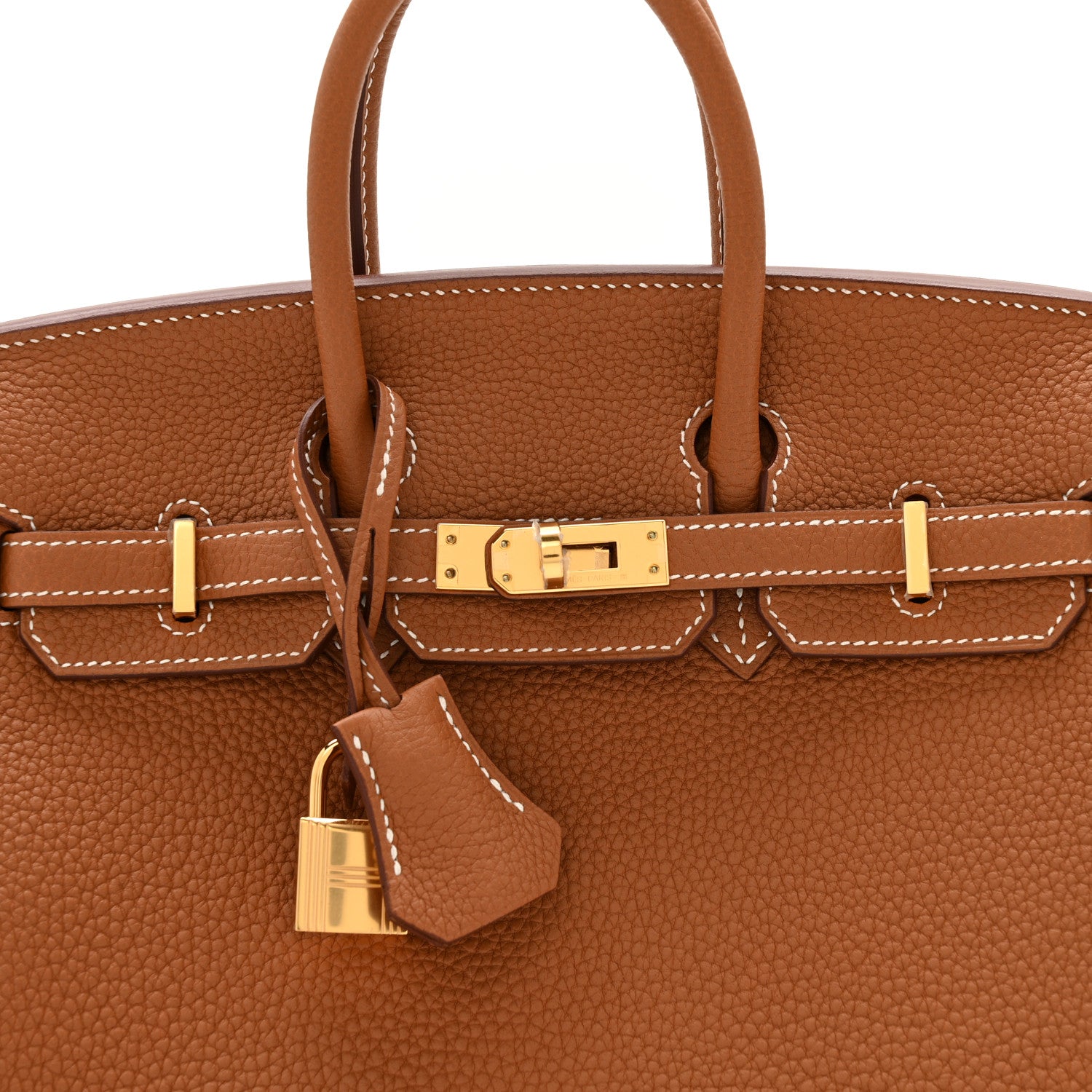 Hermes Togo Birkin 25 Gold 8 of 14