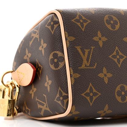 Louis Vuitton Monogram Speedy Bandouliere 20 Beige 8 of 10