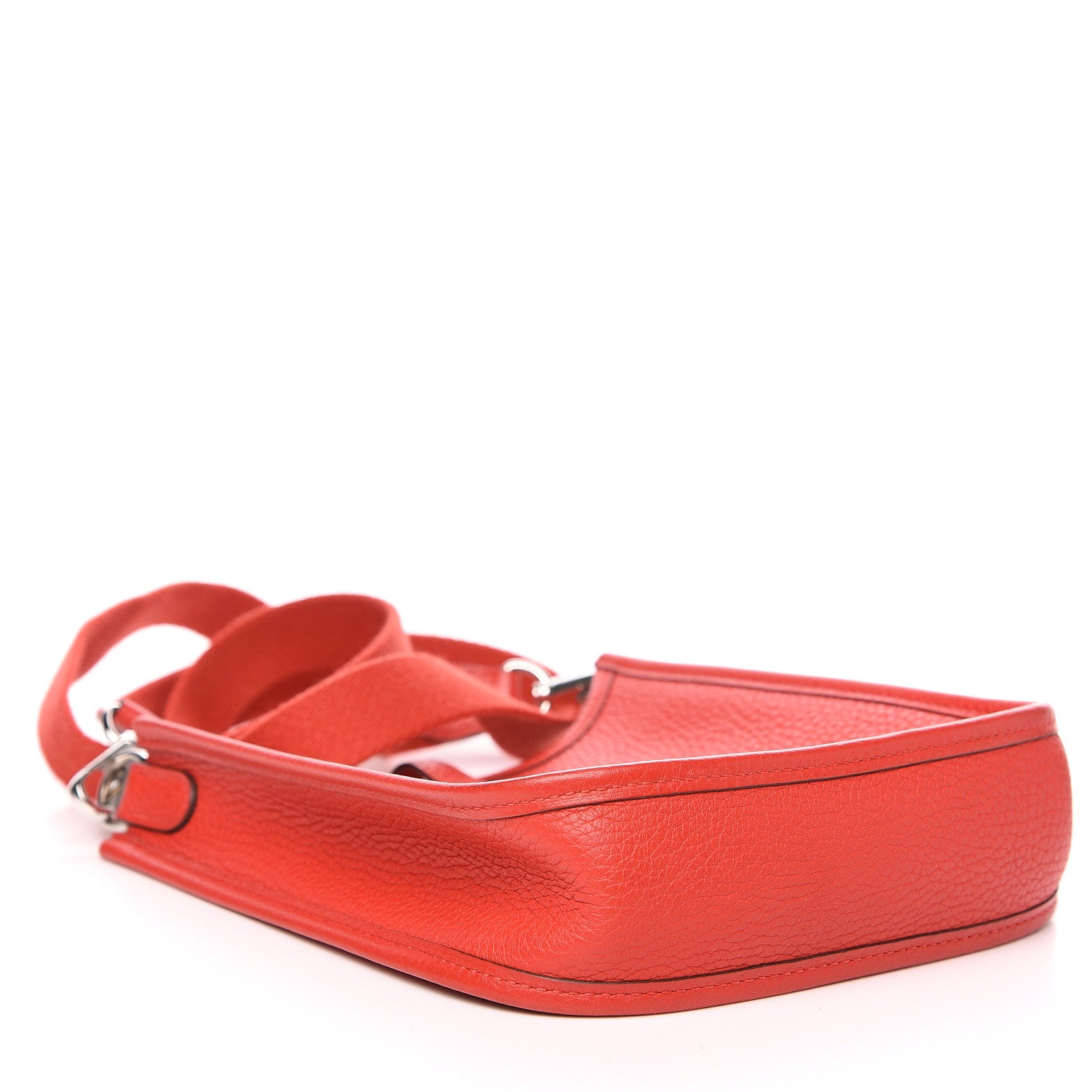 Hermes Taurillon Clemence Evelyne TPM Rouge Tomate 3 of 9