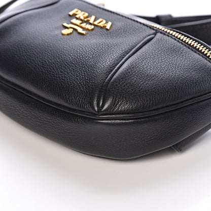 Prada Vitello Daino Small Belt Bag Black 9 of 11