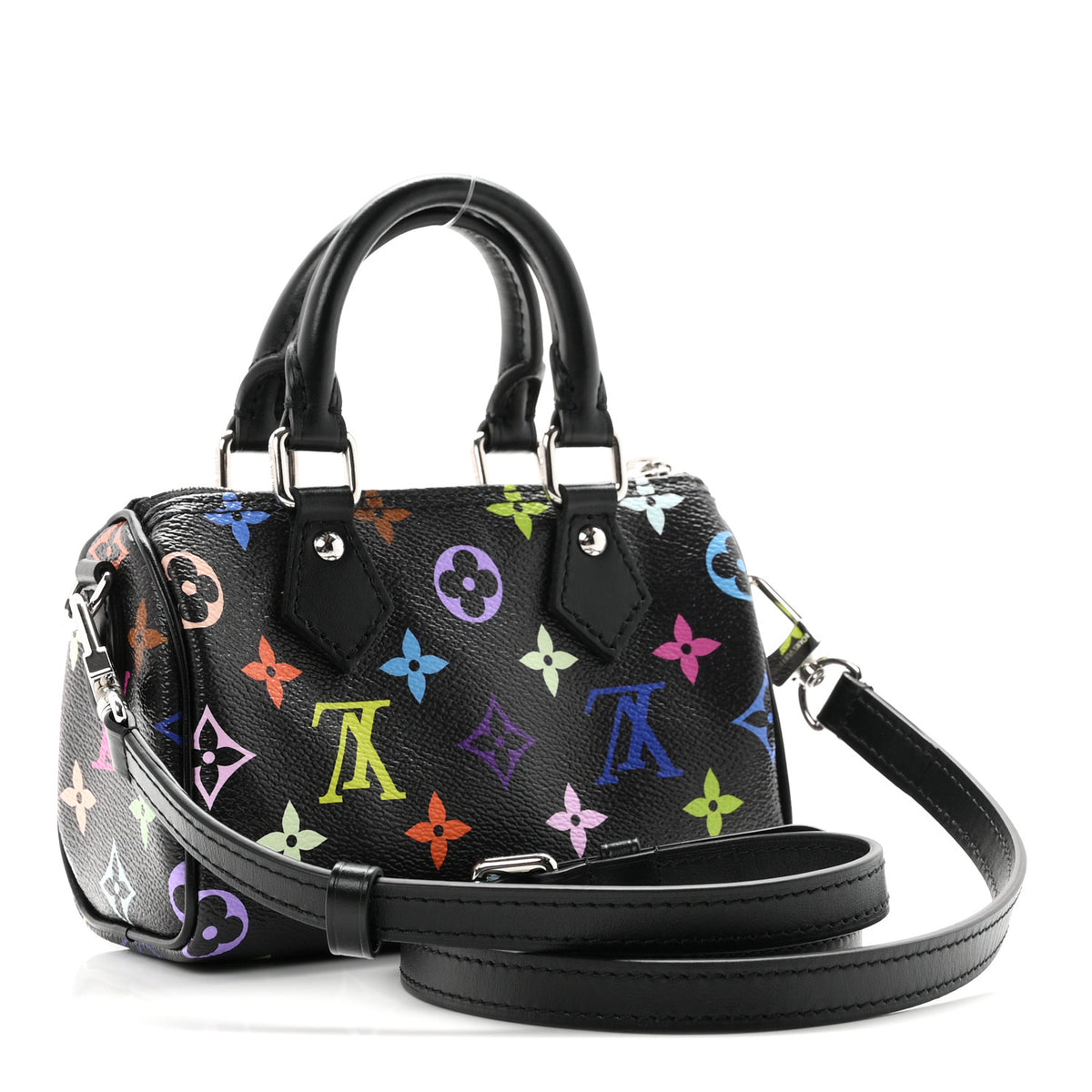 LV x TM Monogram Multicolor Nano Speedy Black