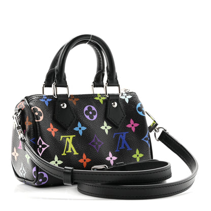Louis Vuitton LV x TM Monogram Multicolor Nano Speedy Black 3 of 10