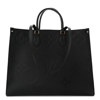 Louis Vuitton Empreinte Monogram Giant Onthego GM Black 1 of 9