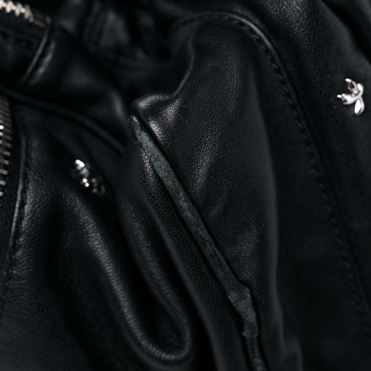 Alexander Wang Lambskin Marti Backpack Bag Washed Black Rhodium Hardware 9 of 15