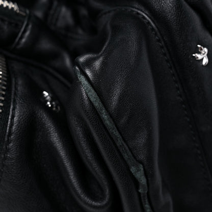 Alexander Wang Lambskin Marti Backpack Bag Washed Black Rhodium Hardware 9 of 15