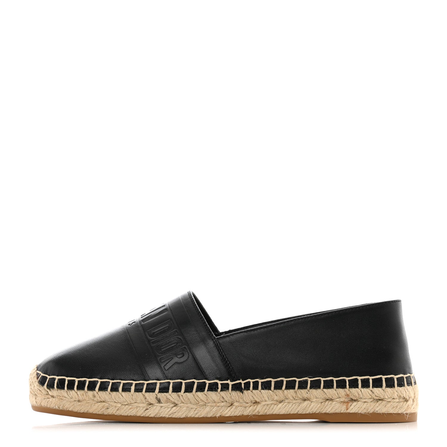 Christian Dior Lambskin Granville Espadrilles 36 Black 1 of 9