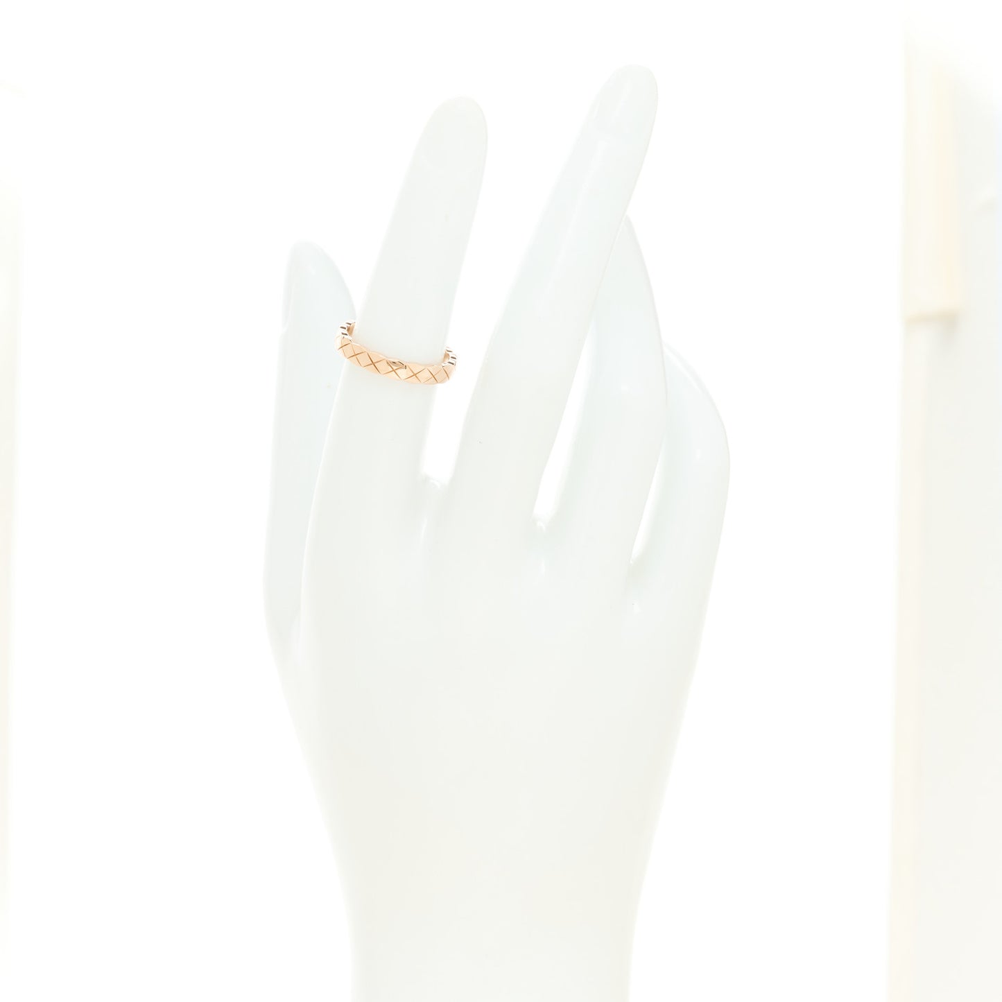 18K Beige Gold Mini Coco Crush Ring 51 5.75