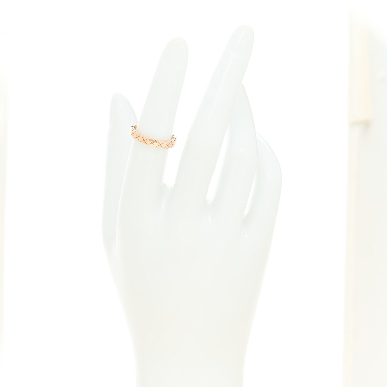 Chanel 18K Beige Gold Mini Coco Crush Ring 51 5.75 2 of 7