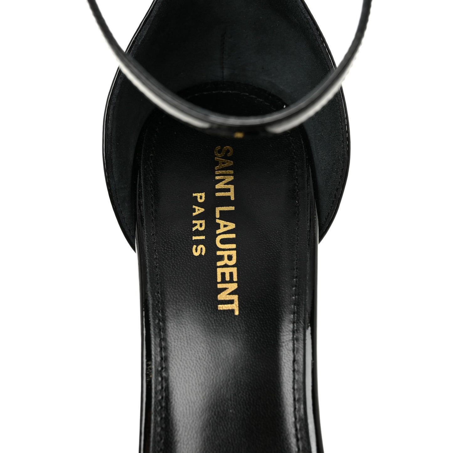 Patent Farrah 80 Platform Sandals 40 Black