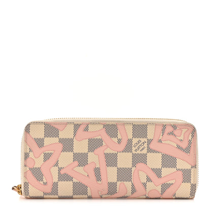 Louis Vuitton Damier Azur Tahitienne Clemence Wallet 1 of 13