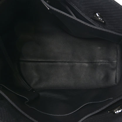 Chanel Snakeskin Boy Shopping Tote So Black 5 of 10