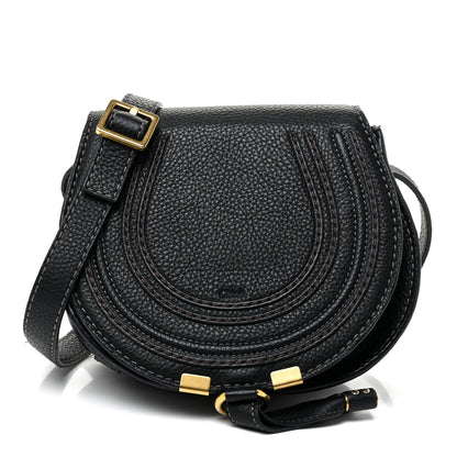 Chloe Calfskin Mini Marcie Round Crossbody Bag Black 1 of 11