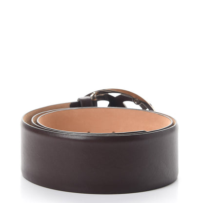 Chanel Calfskin CC Belt 95 38 Dark Brown 3 of 9