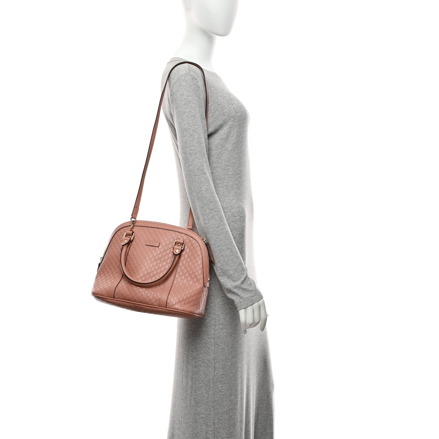 Gucci Microguccissima Medium Dome Bag Soft Pink 2 of 11