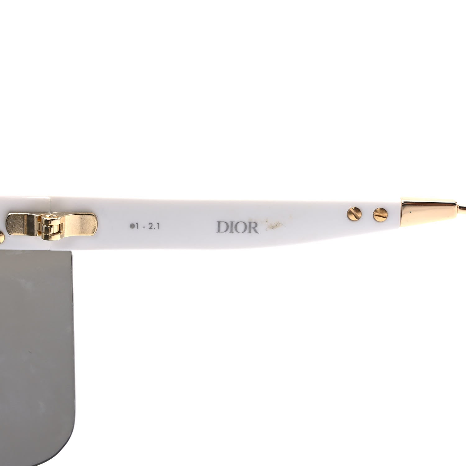 Christian Dior Diorclub M1U Mask Sunglasses White 5 of 9