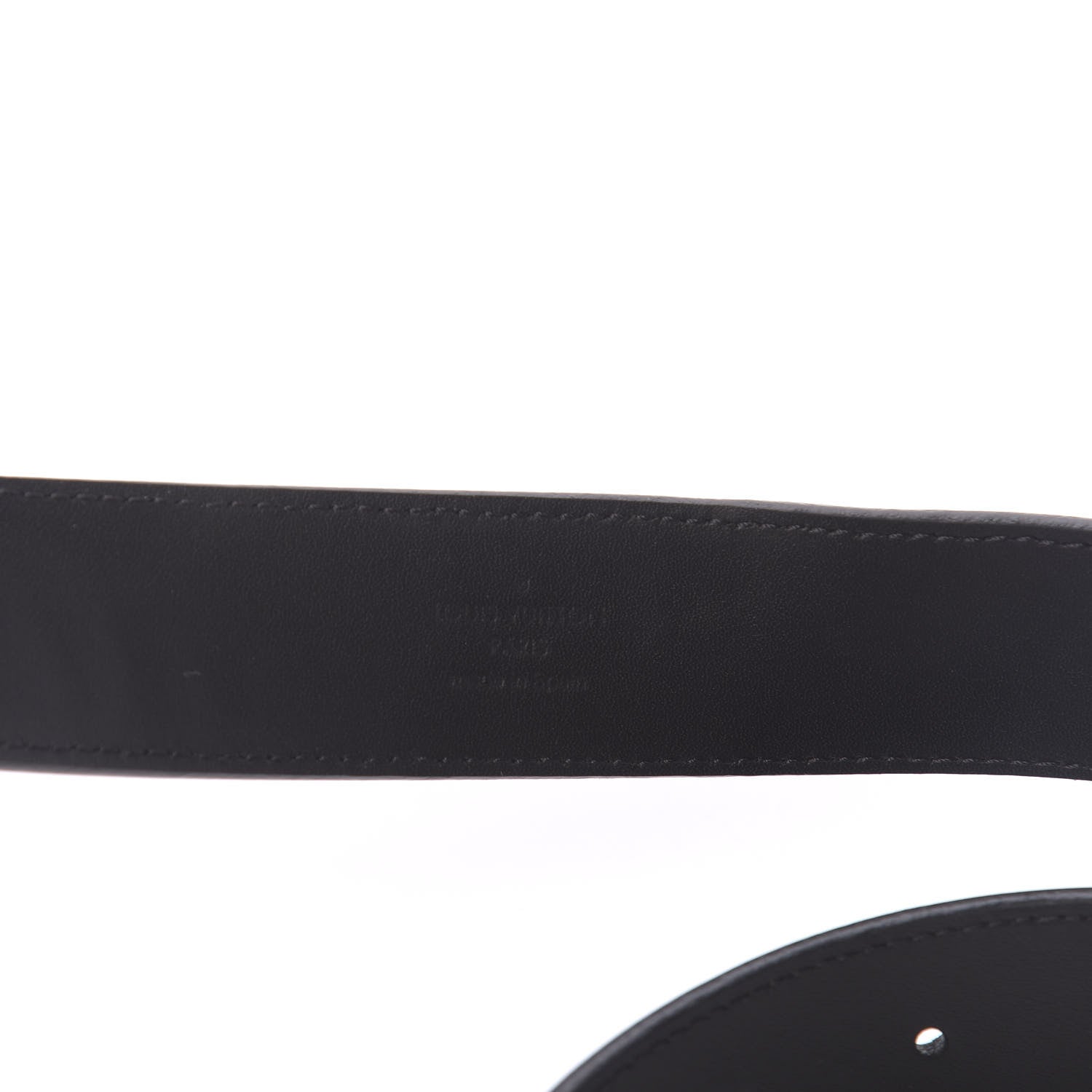 Louis Vuitton Calfskin 35mm LV New Wave Belt 90 36 Black 5 of 7