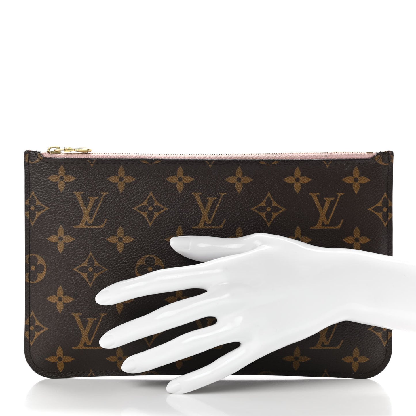 Monogram Neverfull MM GM Pochette Rose Ballerine