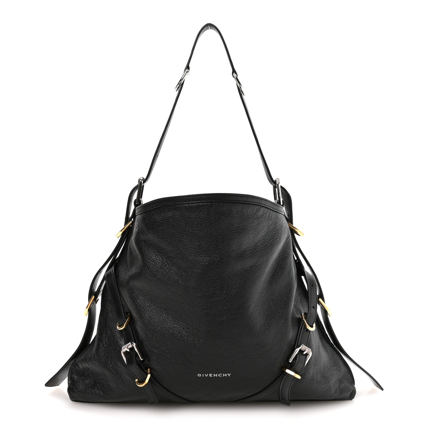 Calfskin Medium Voyou Bag Black