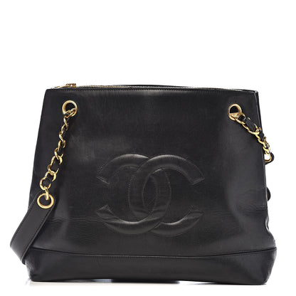 Chanel Lambskin CC Shoulder Bag Black 1 of 20