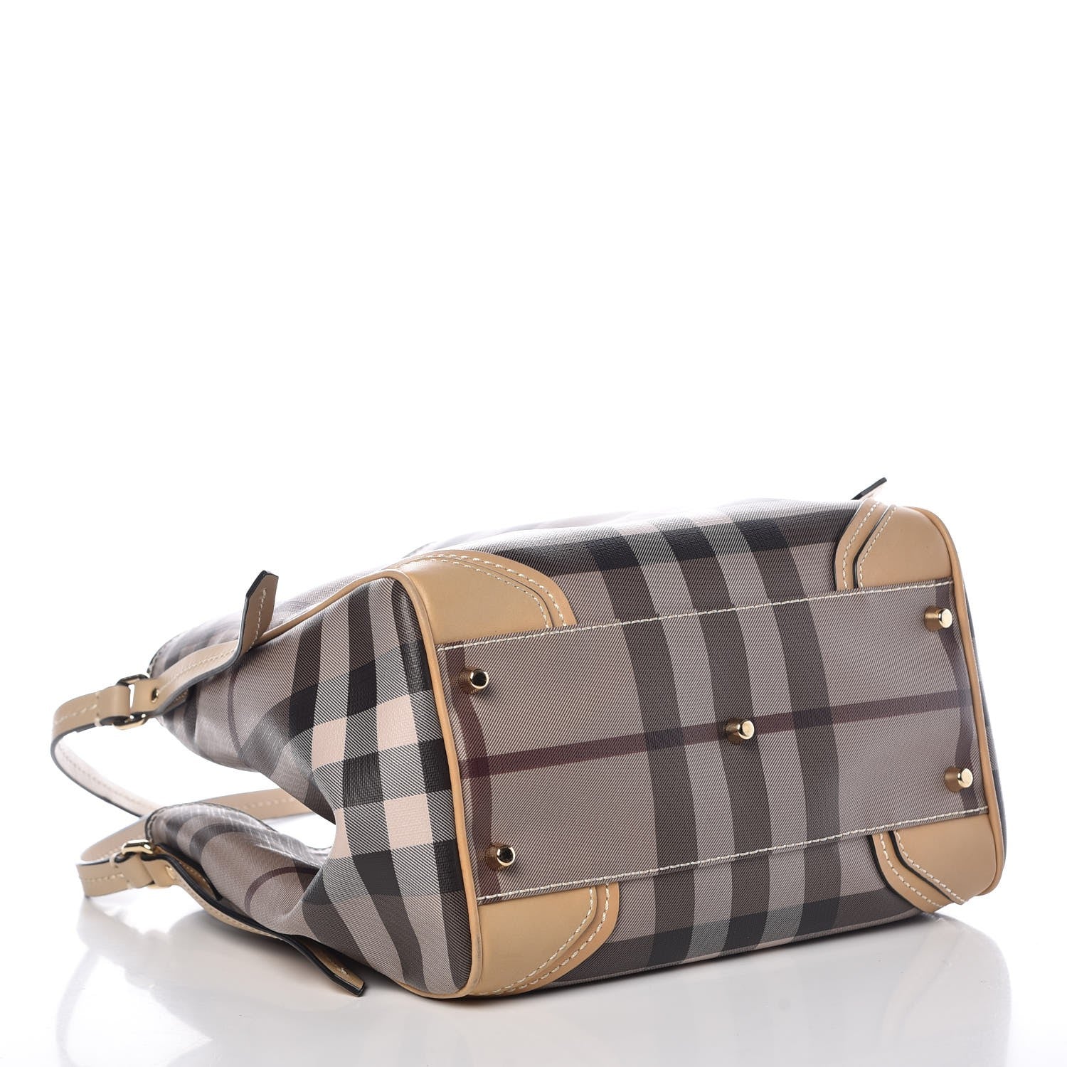 Burberry Smoked Check Small Canterbury Tote Trench 4 of 8