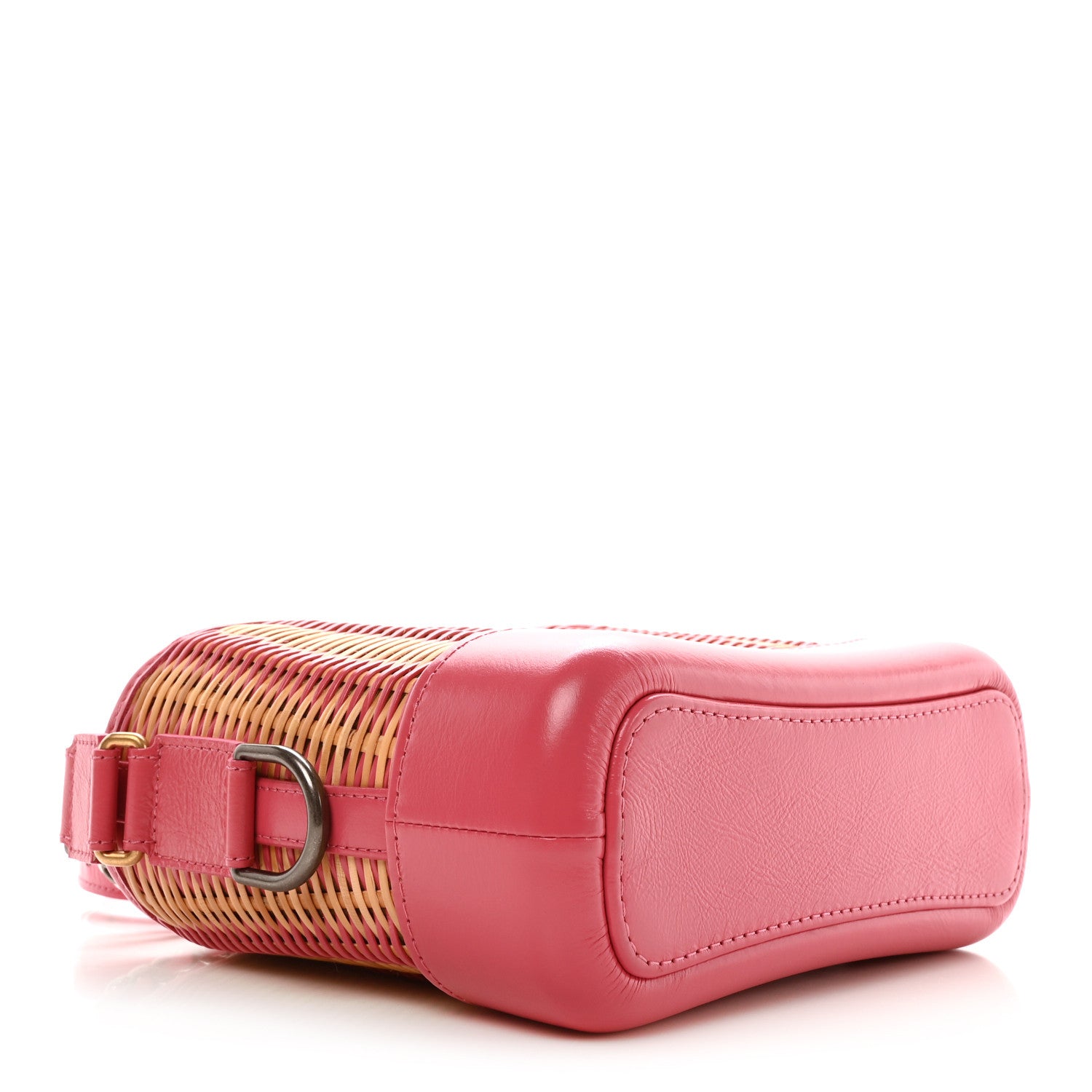 Chanel Rattan Calfskin Small Gabrielle Hobo Beige Pink 4 of 10