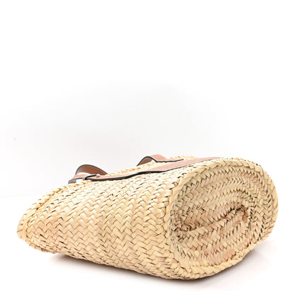 Loewe Raffia Large Basket Tote Bag Natural Tan 4 of 12