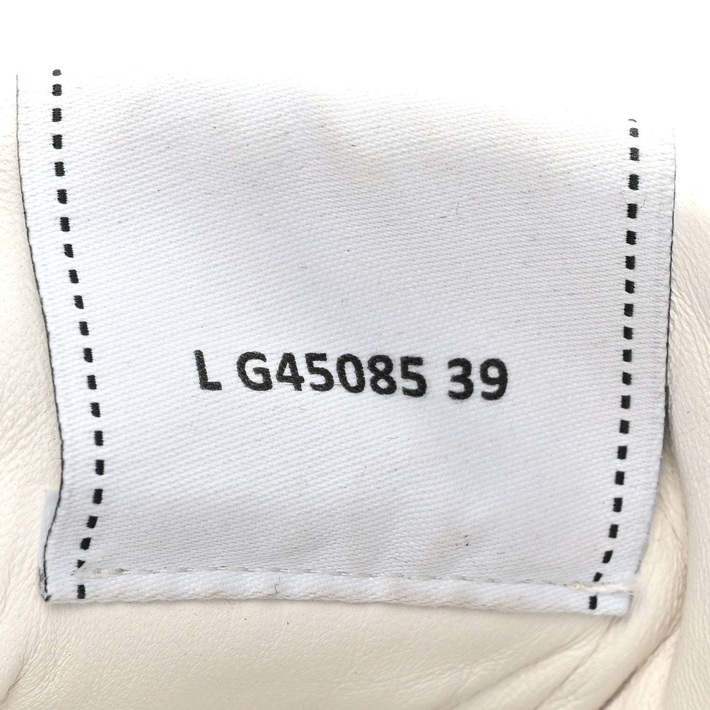 Calfskin Womens CC Logo Sneakers 39 White