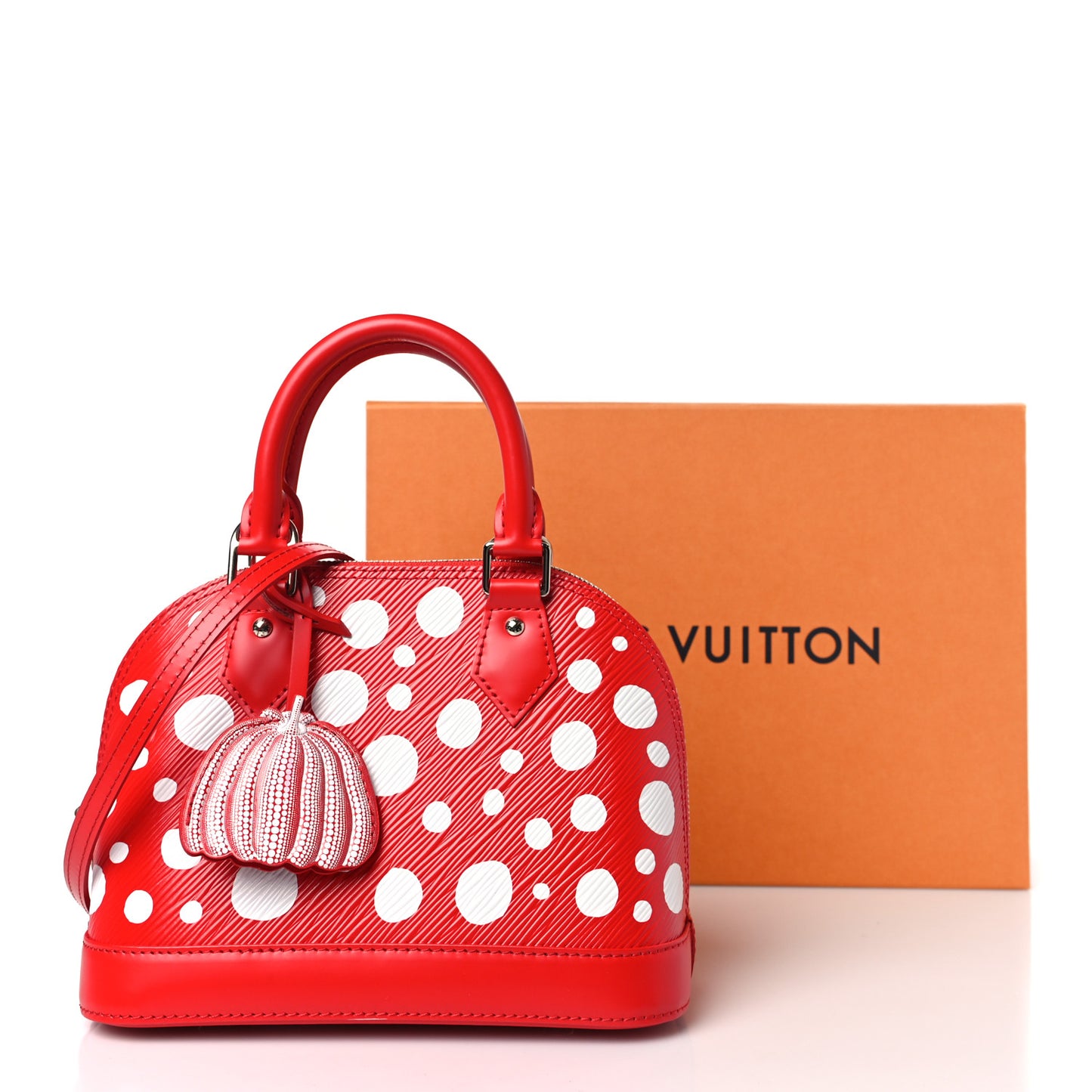 LOUIS VUITTON LV X YK Epi Alma BB Rogue White